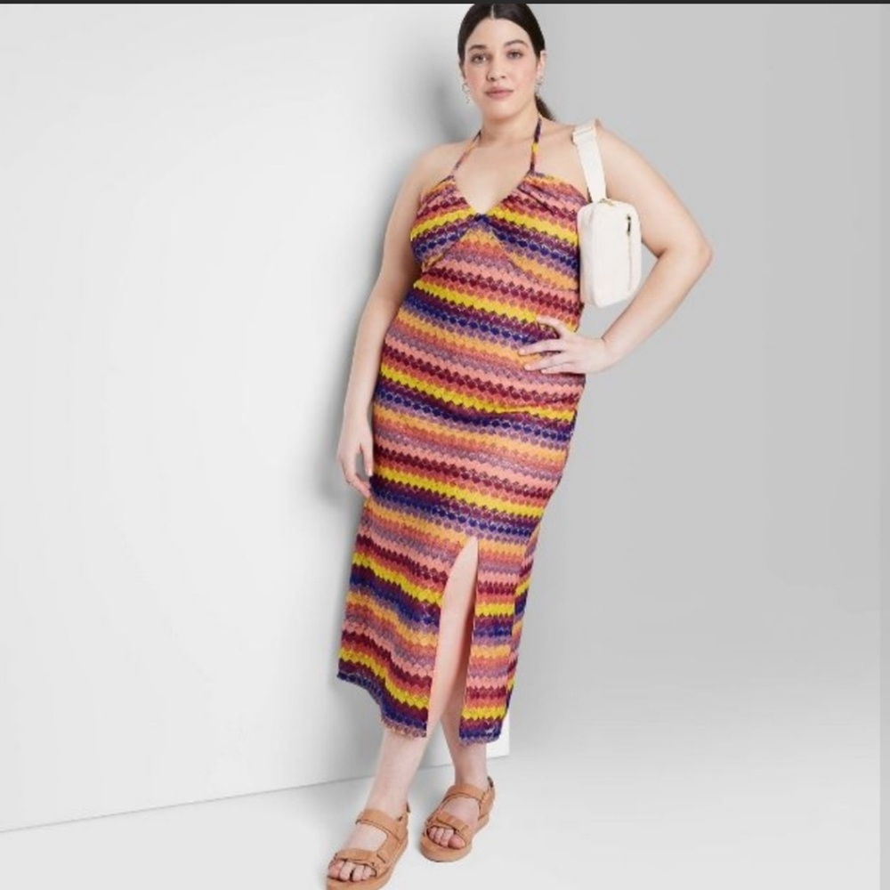 Wild Fable crochet plus size maxi dress